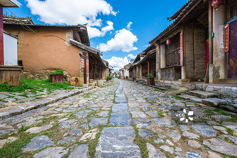 中国云南省大理白族自治州祥云县云南驿景区图片素材