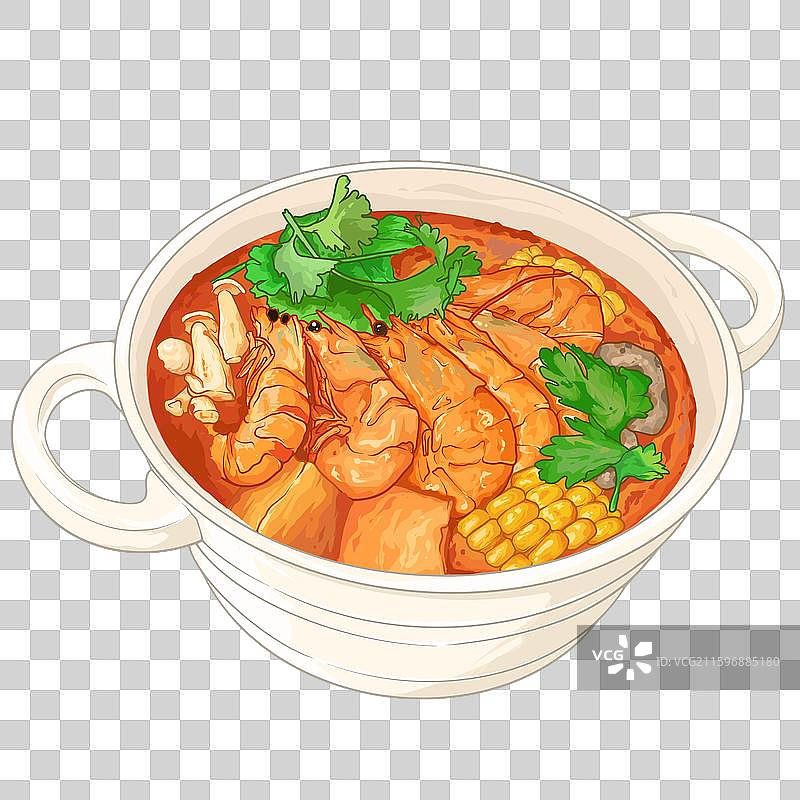 冬阴功海鲜图片素材