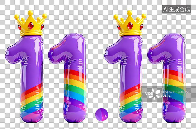 【AI数字艺术】双十一数字11.11图片素材