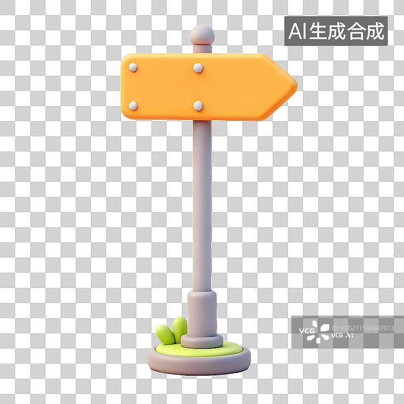 【AI数字艺术】路标路牌地图路口指示牌标语牌图片素材