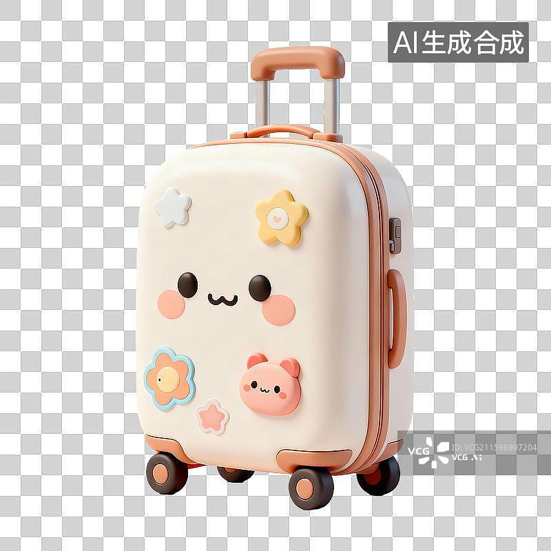 【AI数字艺术】行李箱旅行箱整理箱拉杆箱登机箱图片素材