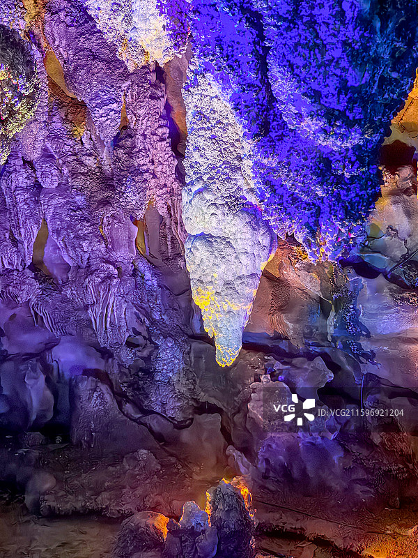 溶洞钟乳石石笋图片素材
