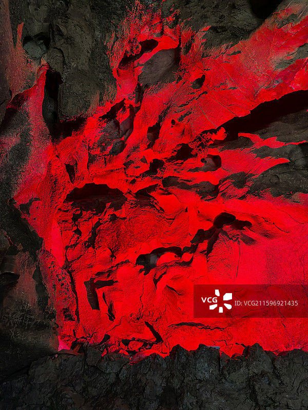 溶洞内景风光图片素材