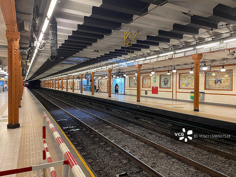 阿根廷布宜诺斯艾利斯地铁站图片素材