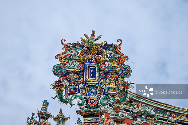 马来西亚槟城龙山堂邱公司历史建筑图片素材