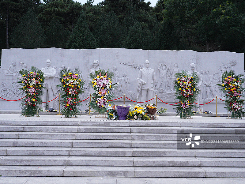 北京西山无名英雄纪念广场烈士雕像图片素材