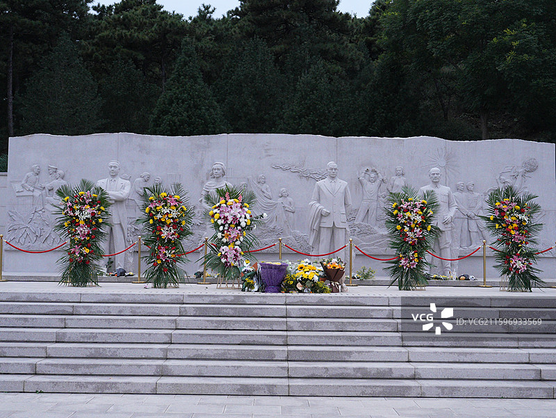 北京西山无名英雄纪念广场烈士雕像图片素材