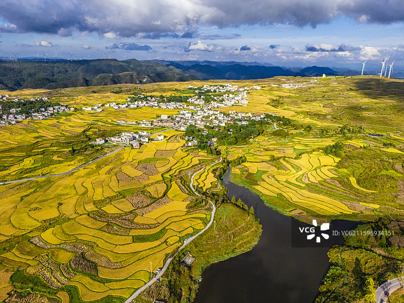 云顶梯田图片素材