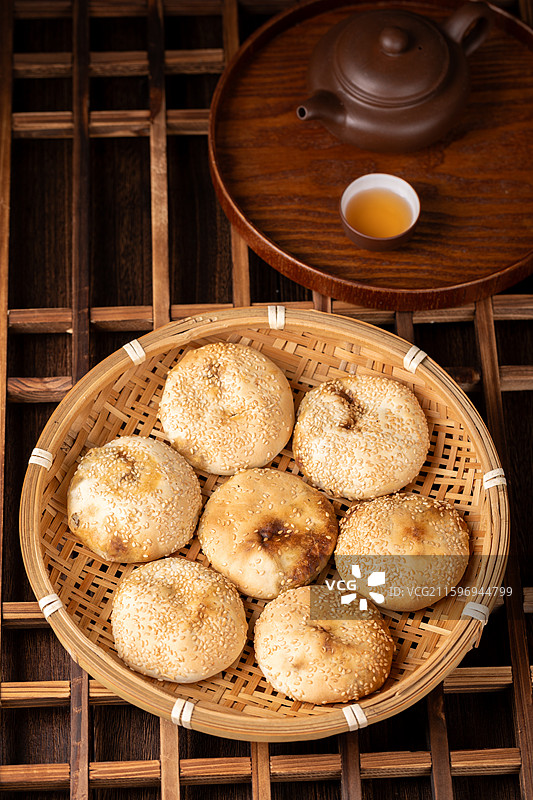 福州小吃永泰葱饼图片素材