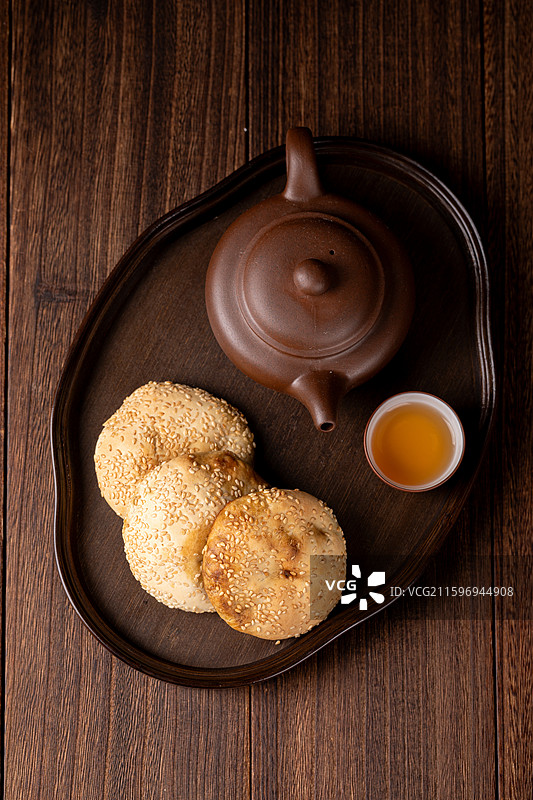 福州小吃永泰葱饼图片素材