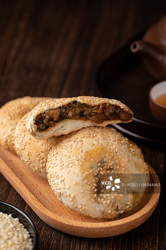 福州小吃永泰葱饼图片素材