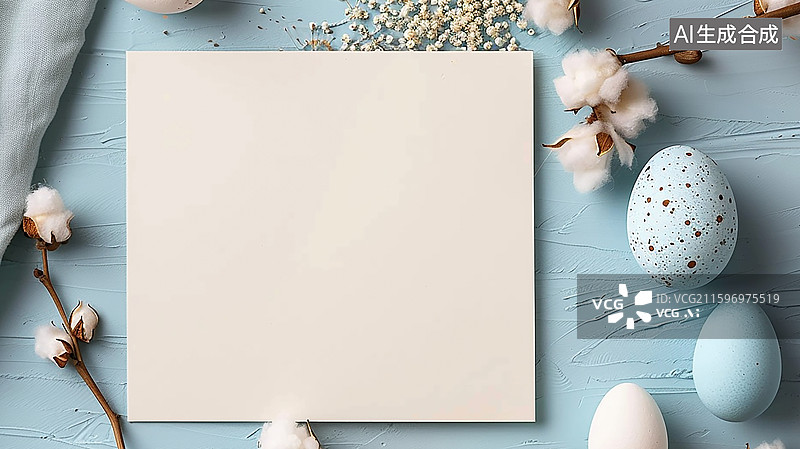 【AI数字艺术】空白节日装饰留言卡片图片素材