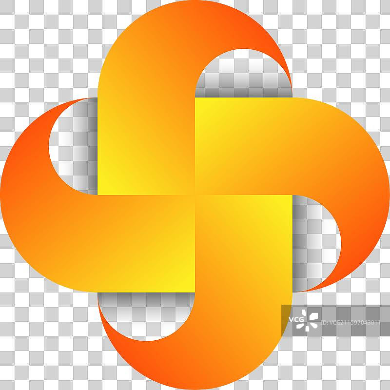 网页线条现代彩色完整Logo设计图片素材