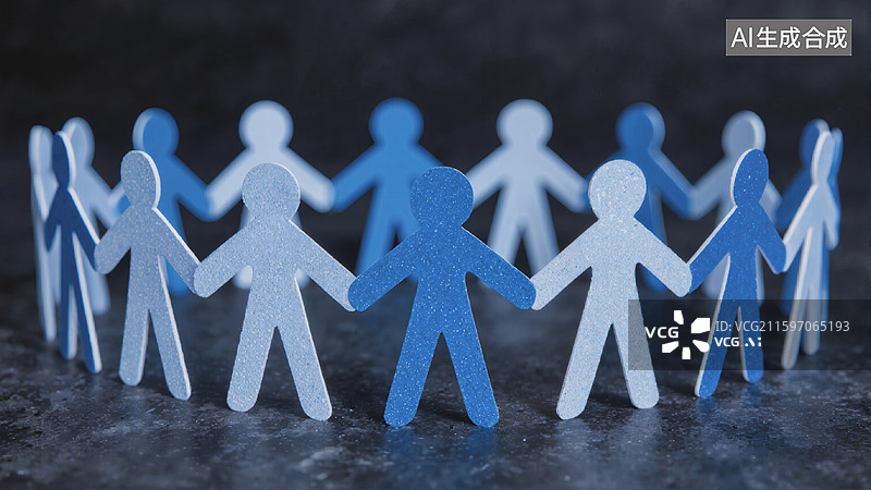 【AI数字艺术】纸人连环图片素材