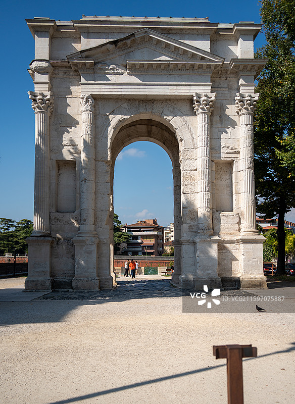 意大利维罗纳街景建筑图片素材