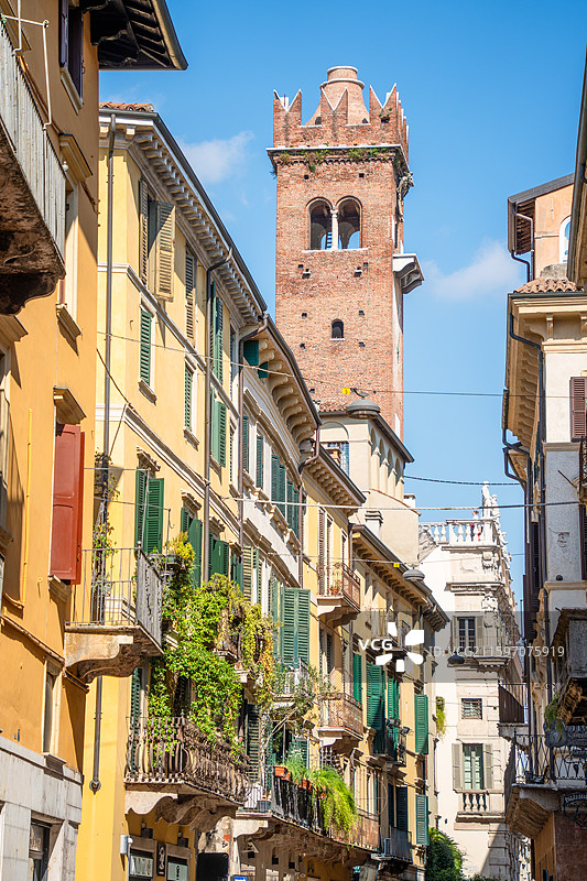 意大利维罗纳街景建筑图片素材