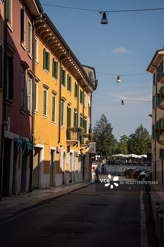 意大利维罗纳街景建筑图片素材