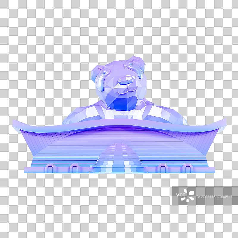 3D立体成都地标建筑成都新世纪环球中心图片素材