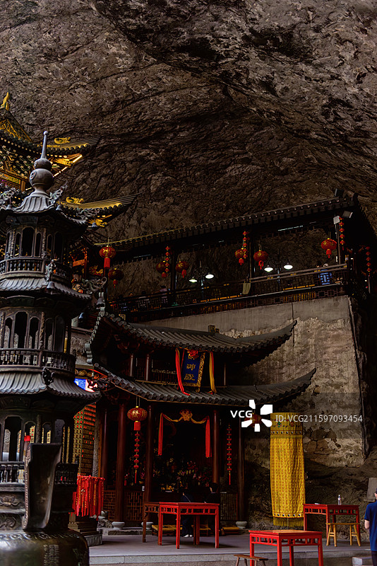 浙江温州永嘉楠溪江陶公洞图片素材