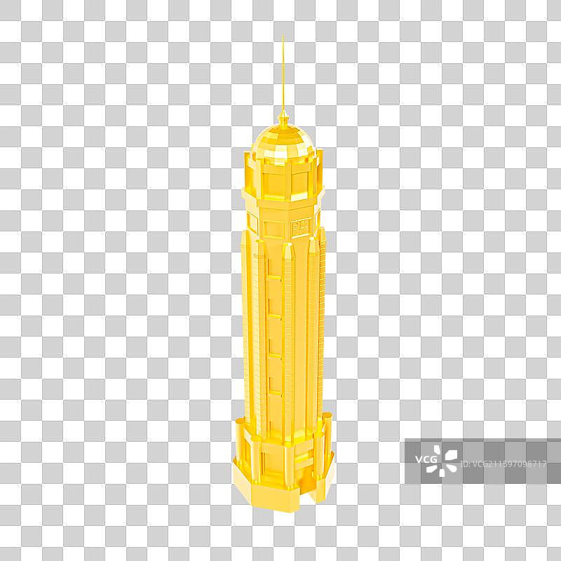 3D立体重庆地标建筑重庆解放碑图片素材