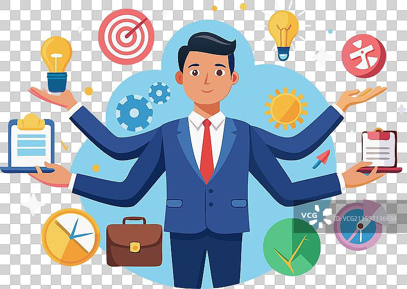 商业多任务处理大师图片素材