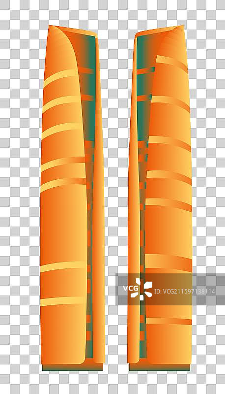 国风成都印象城市地标建筑成都双子塔矢量插画图片素材