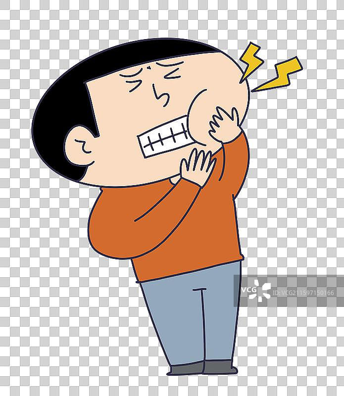 牙痛，牙疼，牙周炎患者病人，口腔科图片素材