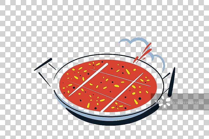 重庆九宫格火锅图片素材