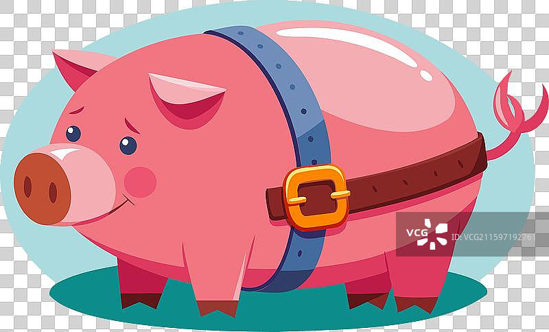 节约开支，经济衰退，存钱罐图片素材