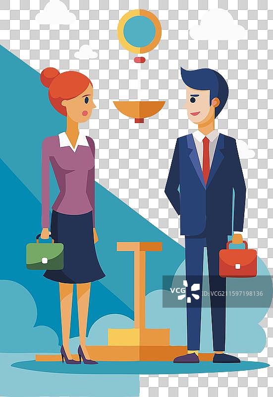 商业中的性别不平等图片素材