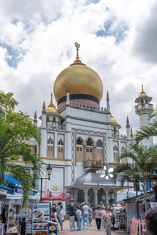 新加坡旅游之苏丹回教堂图片素材