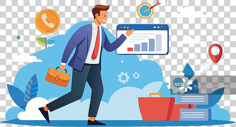 商人提升在线可见度图片素材