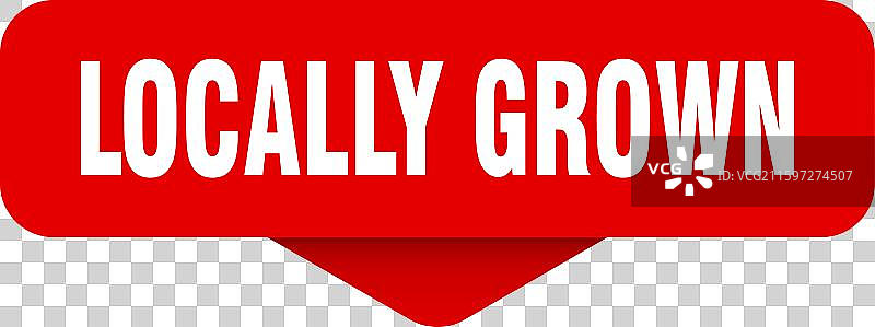 本地种植贴纸 本地种植标志图片素材