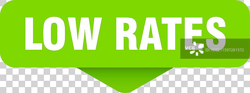 低利率贴纸 低利率标志 透明图片素材