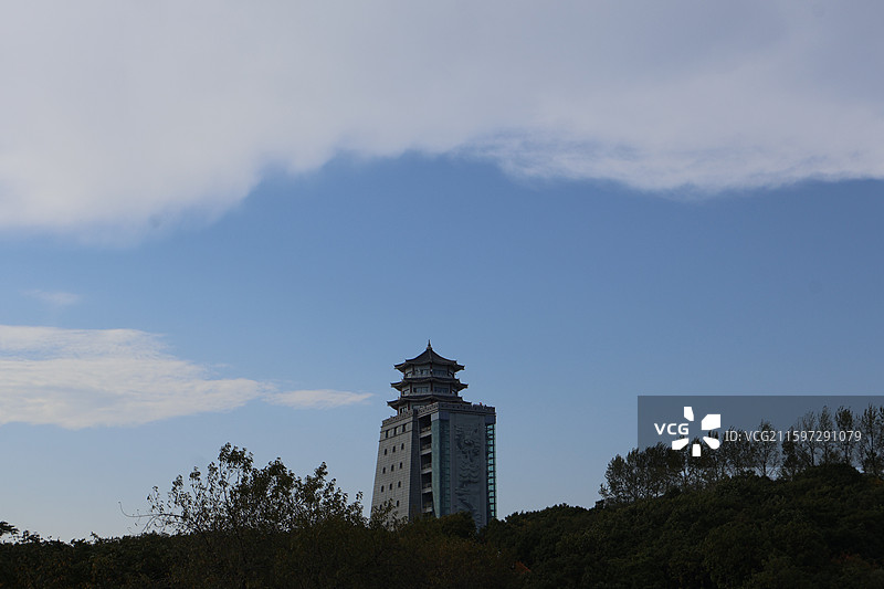 自然风光-吉林珲春-防川景区龙虎阁图片素材