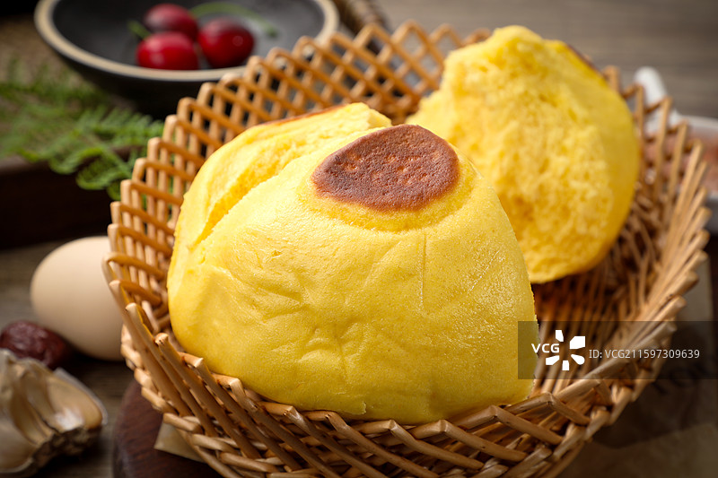 南瓜开花馒头图片素材