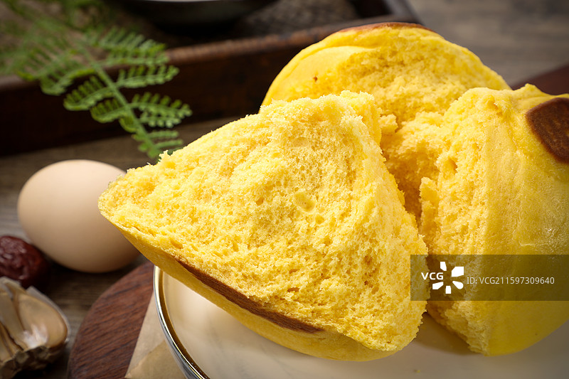 南瓜开花馒头图片素材