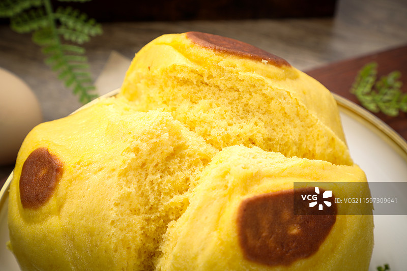 南瓜开花馒头图片素材