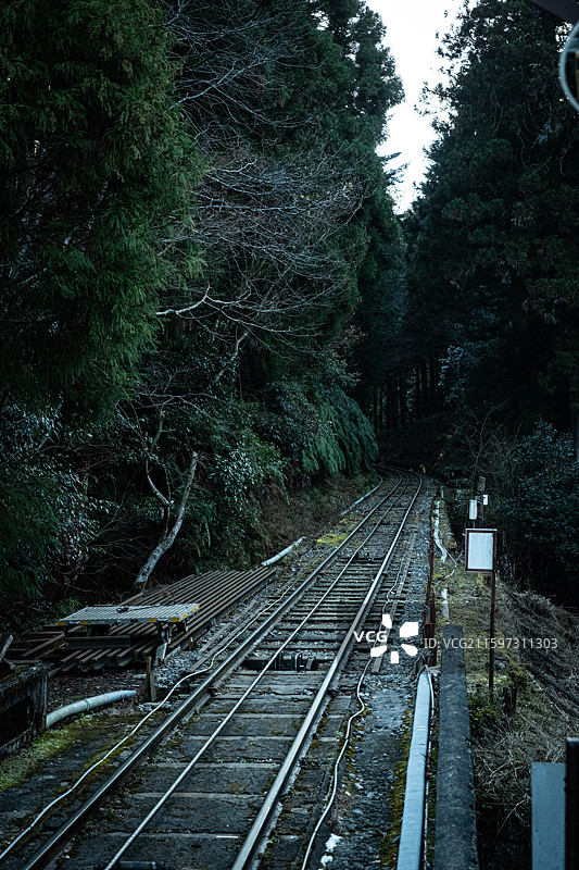 比叡山登山铁道：驶向天台宗圣地的山林专线2图片素材