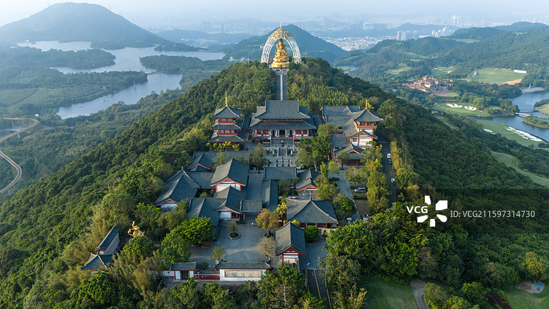 深圳市大华兴寺-四面观音图片素材