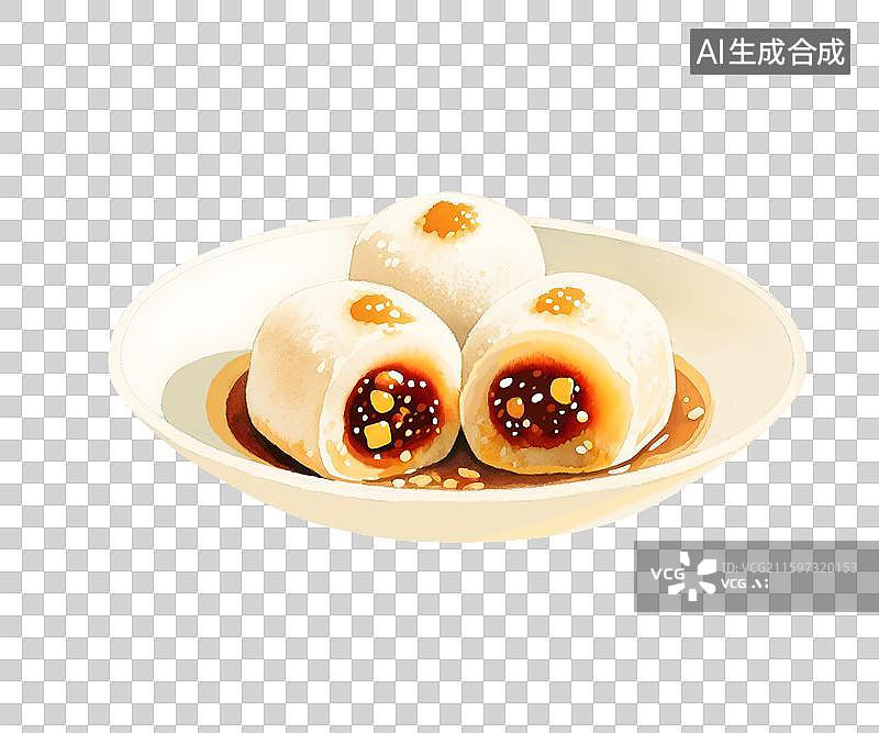 【AI数字艺术】四川美食水彩插画免抠元素图片素材