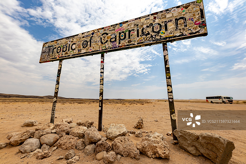 纳米比亚南回归线地标图片素材