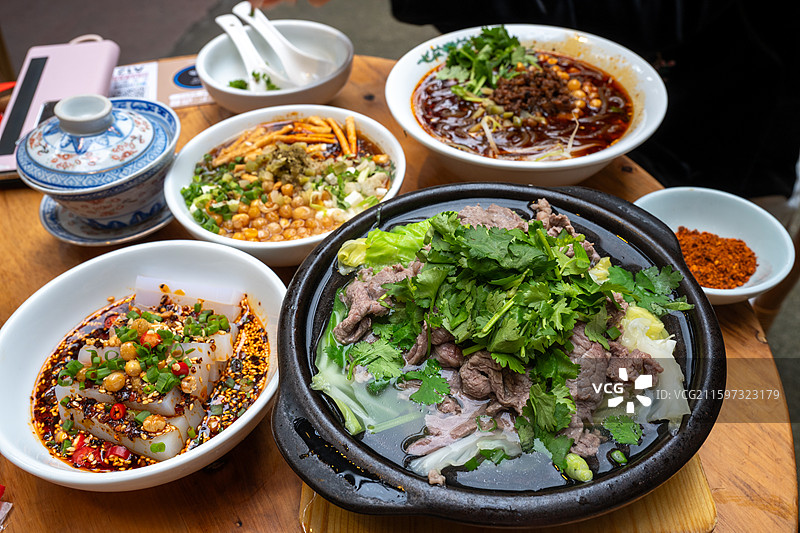 成都名小吃图片素材