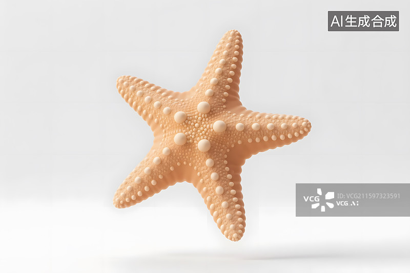 【AI数字艺术】海洋生物海星图片素材