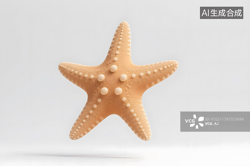 【AI数字艺术】海洋生物海星图片素材