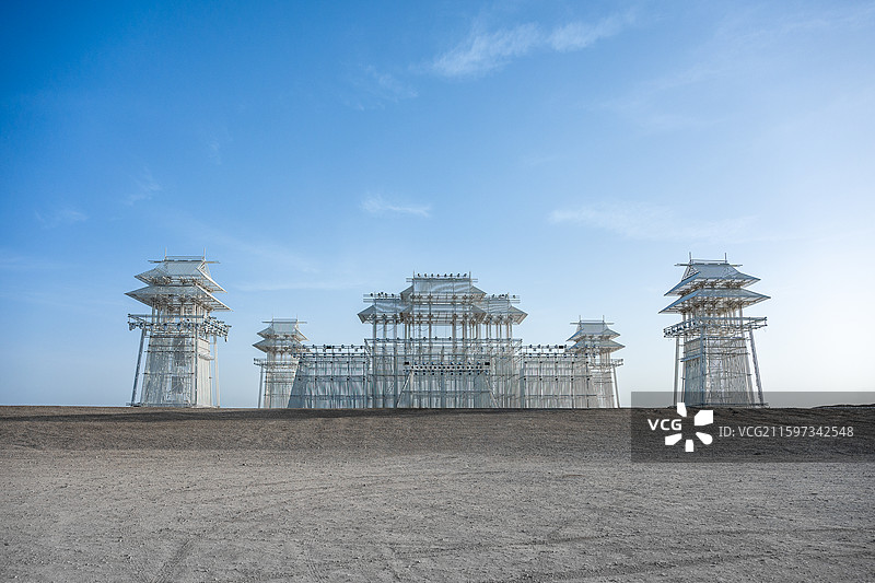 河西走廊-无界建筑图片素材