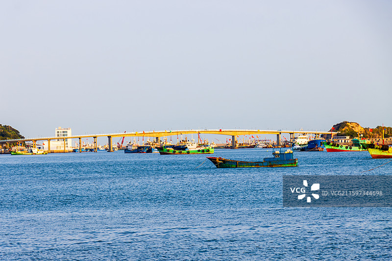 嵊泗泗礁岛海洋城市风光图片素材