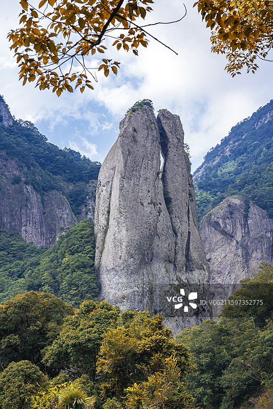 雁荡山剪刀峰图片素材
