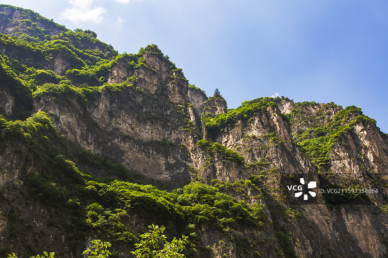 山西晋城，陵川红豆杉大峡谷地质公园图片素材