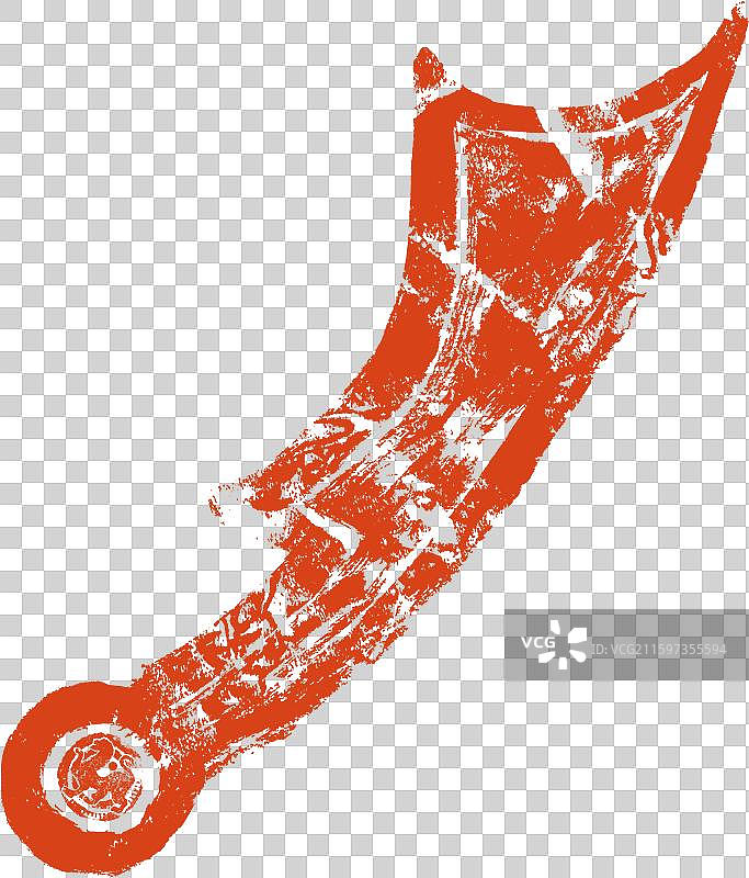 古代钱币刀币拓印元素图片素材